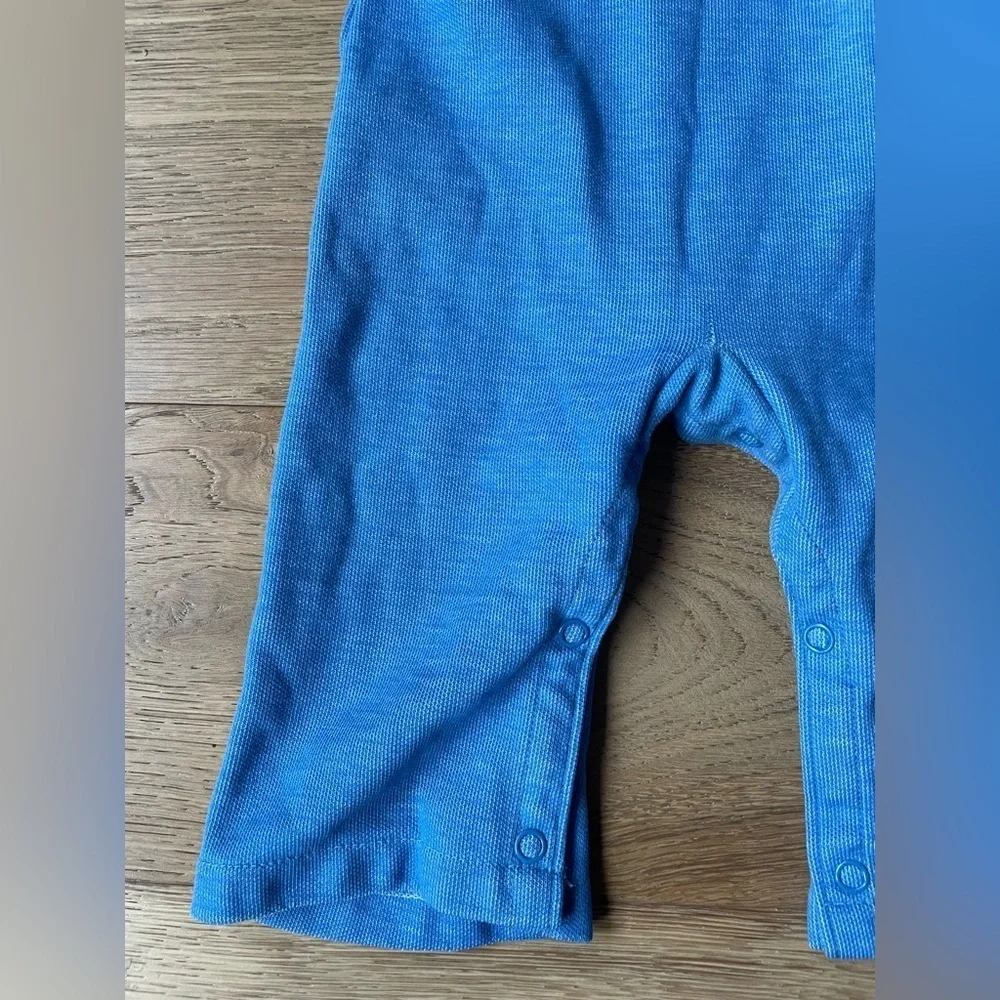 Vintage romper with ruffle and rooster detail
